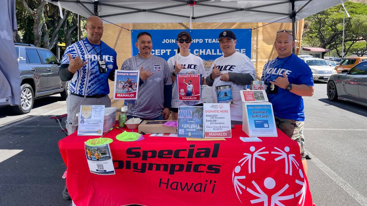 Badges and Buckets fundraiser for Special Olympics Hawaii